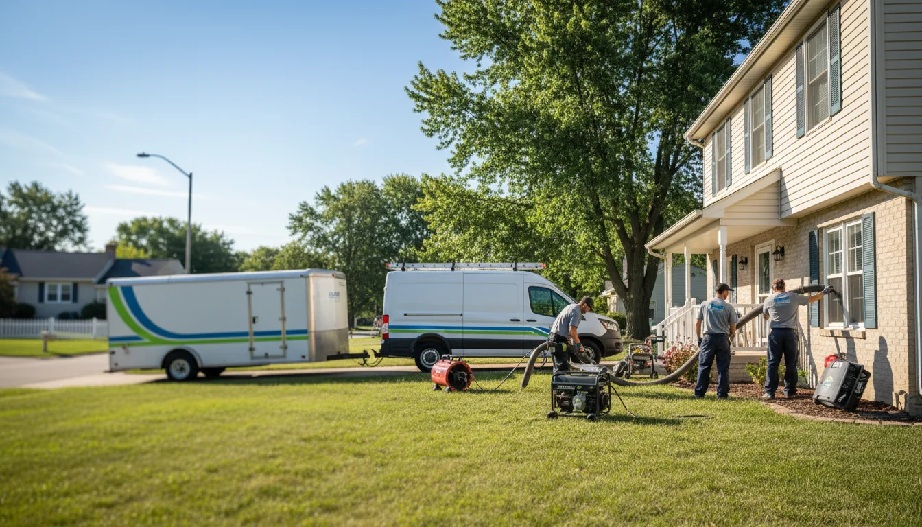 Flooded Basement Restoration And Cleanup With Repair in Atalissa, IA near me